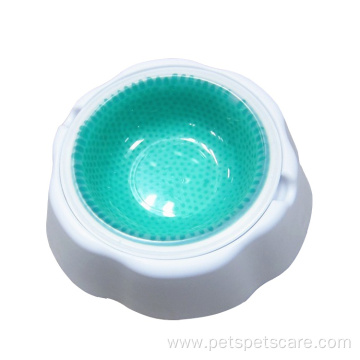Cooling pet frosty bowl chilled pet water bowl